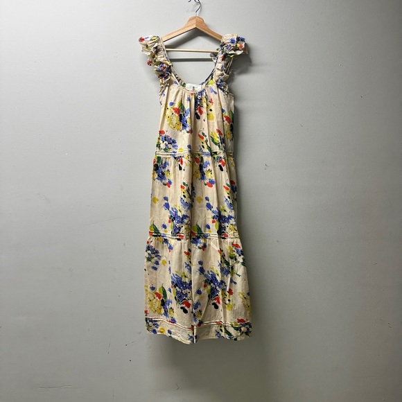 THE GREAT. The Dove Dress ~ Bright Grove Garden Floral Print XS/S - Picture 11 of 12
